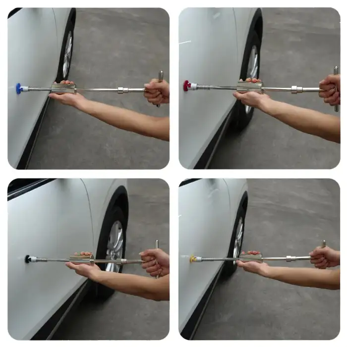 Super PDR Hook Push Rods Paint less Dent Repair Tools Kit Hook Rods Kit with for Car Dents Hail Damage Removal Repair