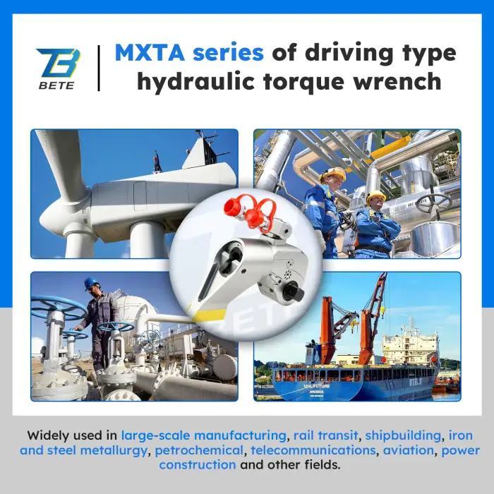 MXTA High Strength Adjustable Torque Hydraulic Wrench Tools