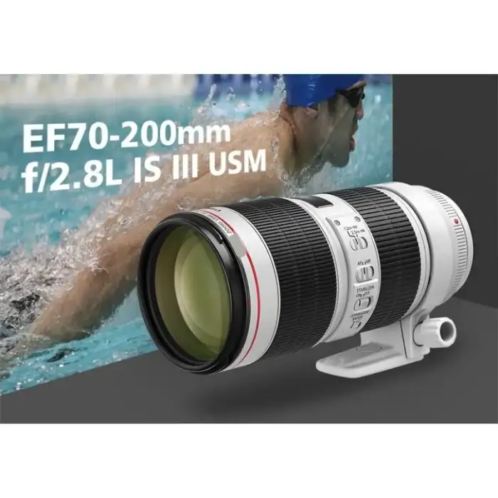 EF 70-200mm f,2.8L IS III USM Lens for Digital SLR Cameras, White - 3044C002