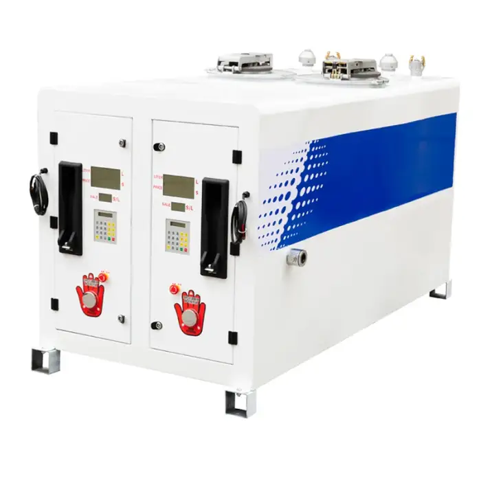 Automatic Fuel Tank Gauge Portable Fuel Station Custom 1000L 2000L 3000L Pump Oil Customized Gas Pumping Machine Horizontal 500