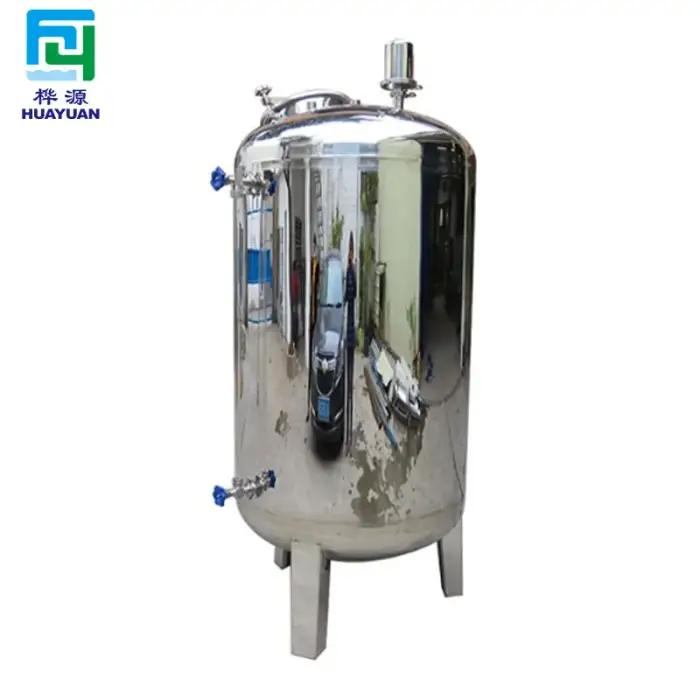 Factory Price Vertical Custom 2T Stainless Steel Fixed Storage Tank Fuel Tank Storage Water Storage Container Tank