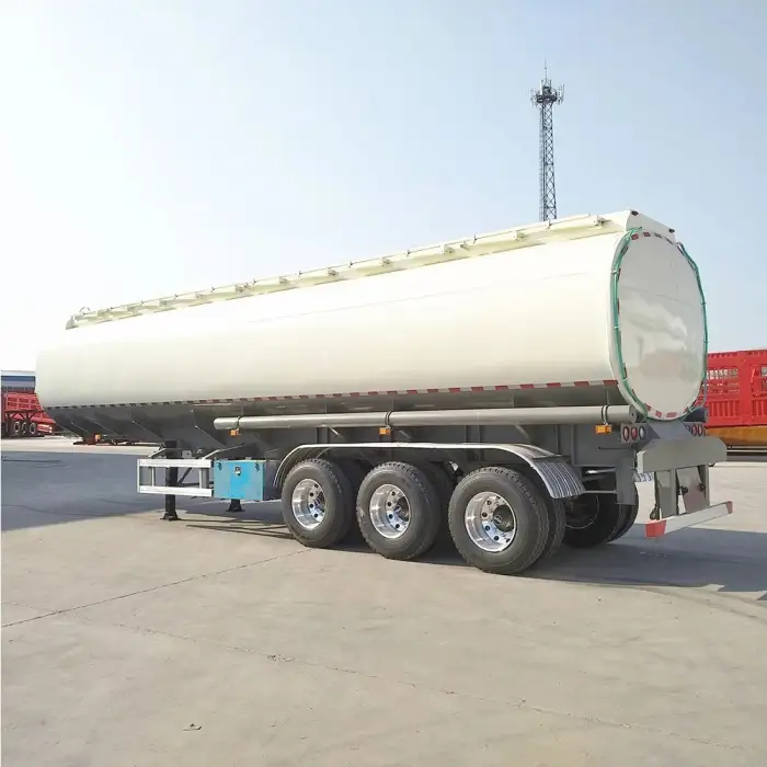 New Used 45000 Liters Oil Fuel Tank Semi Truck Tanker Prices Fuel Tanker Trailer