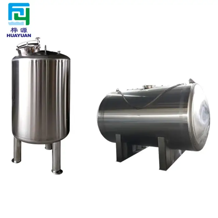 Vertical Custom 2T Stainless Steel Fixed Storage Tank Fuel Tank Storage Water Storage Container Tank