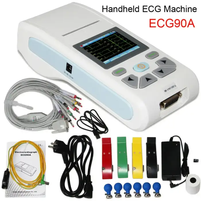 CONTEC ECG90A CE medical Touch EKG 12 lead ecg machine