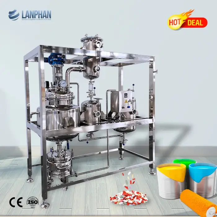 Stainless Steel Stirred Batch Tank Reactor Crystallization Process Reactor