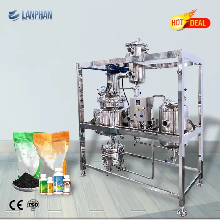 Stainless Steel Stirred Batch Tank Reactor Crystallization Process Reactor