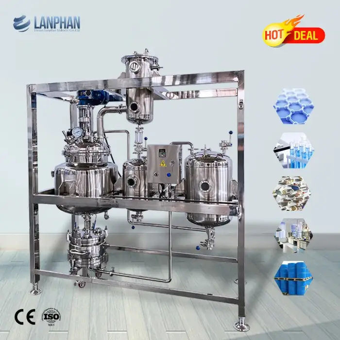 Stainless Steel Stirred Batch Tank Reactor Crystallization Process Reactor