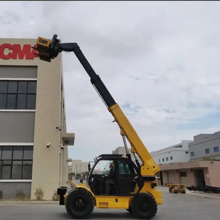 Telehandler ability to lift move and place a range of materials