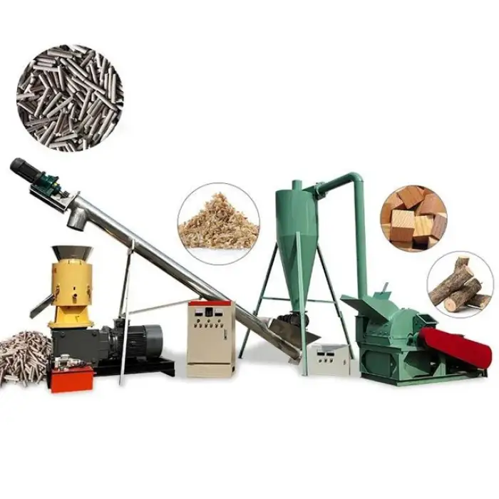 Biomass Small Wood Pellet Maker Wood Pellets Making Plants Sawdust Pellet Press Machine for Fuel Burner