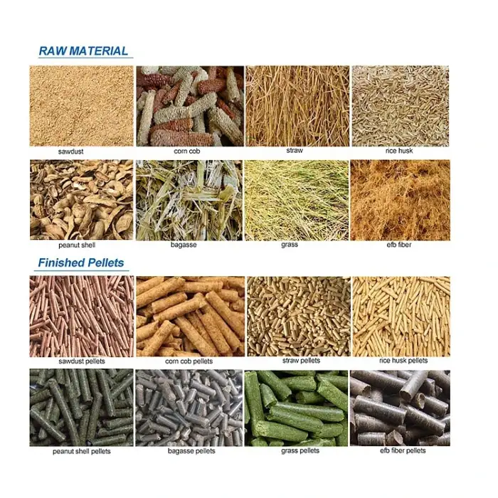 Biomass Small Wood Pellet Maker Wood Pellets Making Plants Sawdust Pellet Press Machine for Fuel Burner