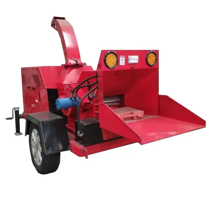 Forestry Mobile Diesel Engine Wood Chipper Shredder