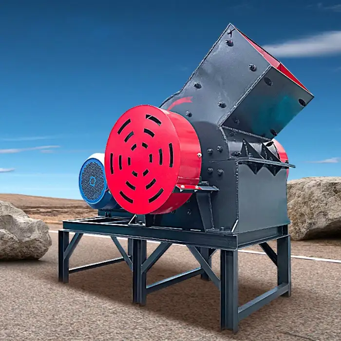 Mini stone crusher machine rock drum crusher