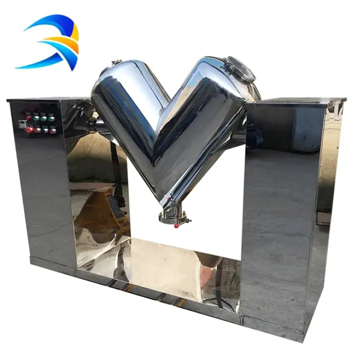 V Type Laboratory Chemical Food Dry Powder Mixer