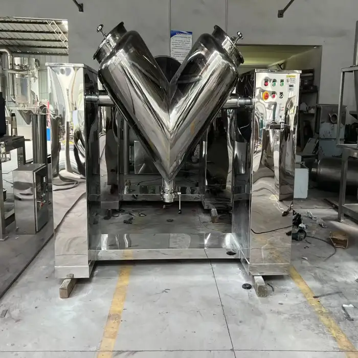 V Type Laboratory Chemical Food Dry Powder Mixer