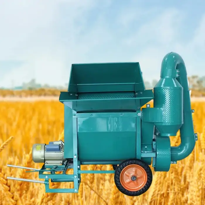 Wheat rice thresher grains threshing machine