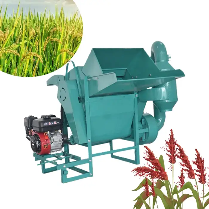 Wheat rice thresher grains threshing machine