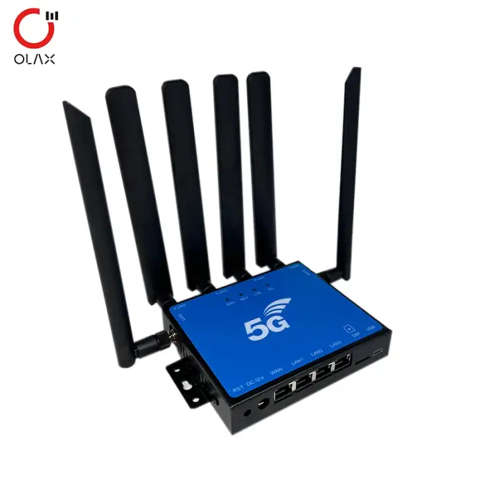 OLAX 5G wifi Router NR NSA SA LTE Band locked 5G CPE Wireless Modem WIFI6 with sim card slot