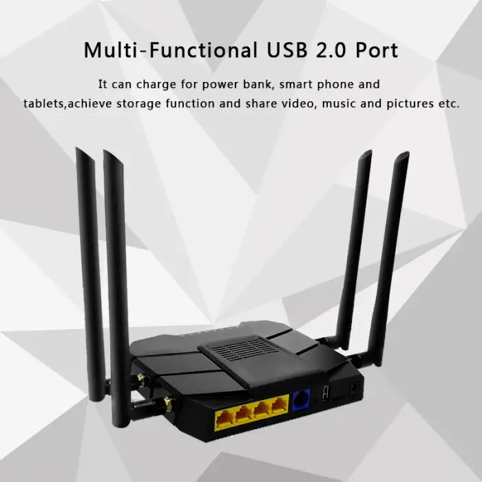 IPQ4019 Quad Core OEM Wireless 4G LTE Network Unlocked WIFI Routers With Sim Card Slot