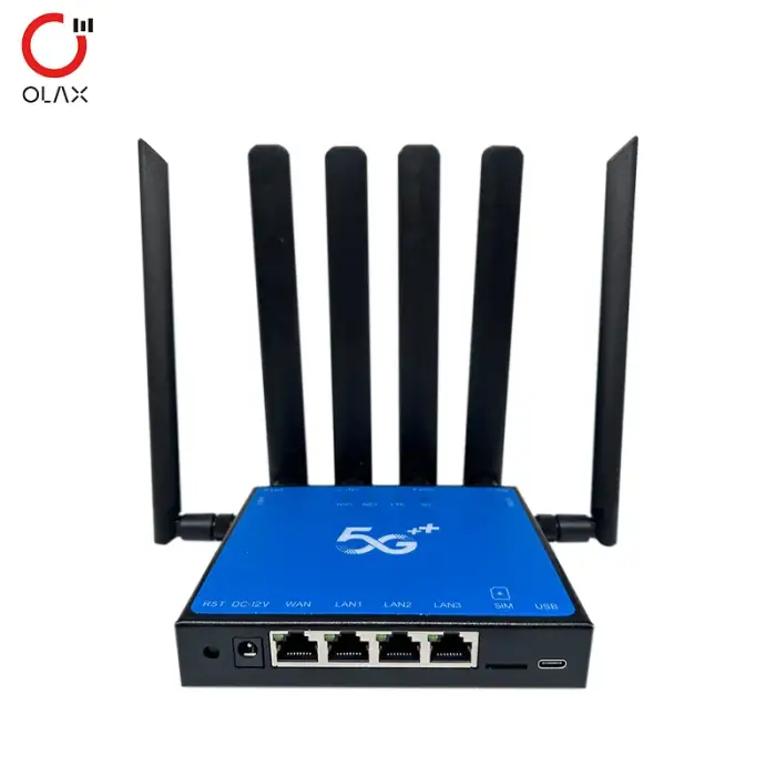 OLAX 5G wifi Router NR NSA SA LTE Band locked 5G CPE Wireless Modem WIFI6 with sim card slot