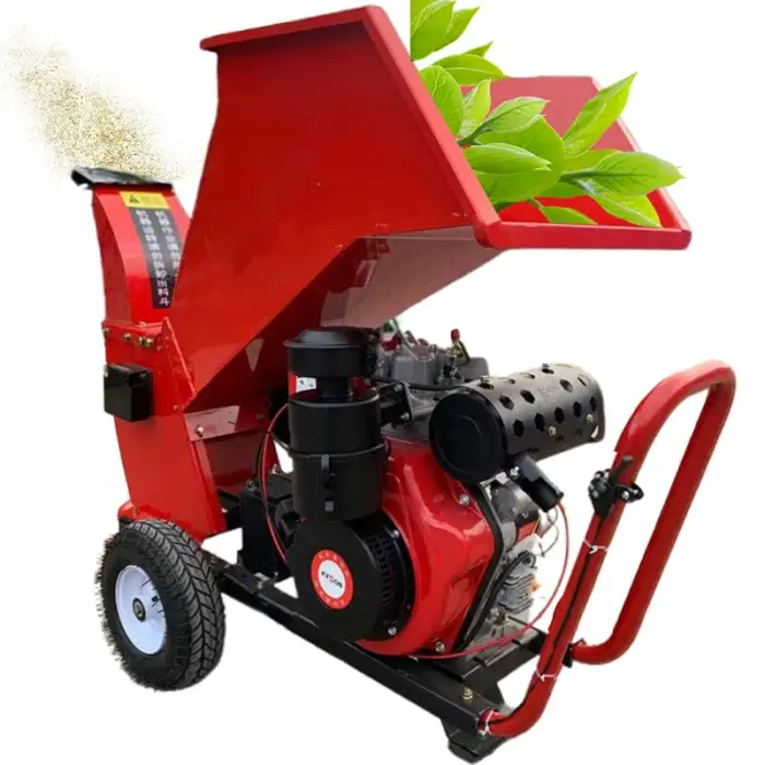 Wood gasoline electric wood chipper with diesel engine