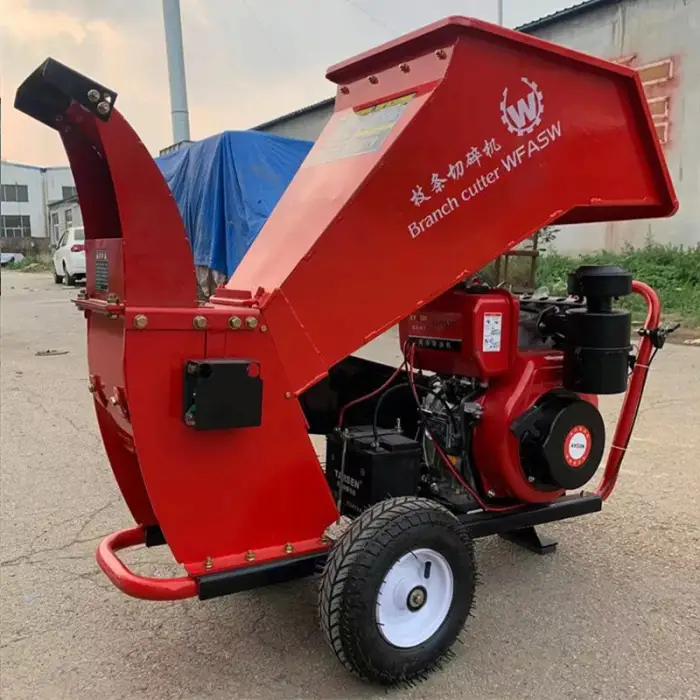 Approved leaf vacuum disc chipper wood crusher