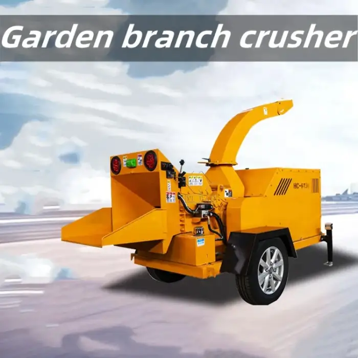 Mobile Wood Branch Crusher Wood Crushing Machinery