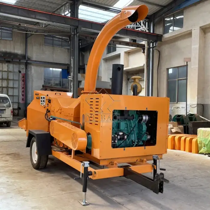 Mobile Wood Branch Crusher Wood Crushing Machinery