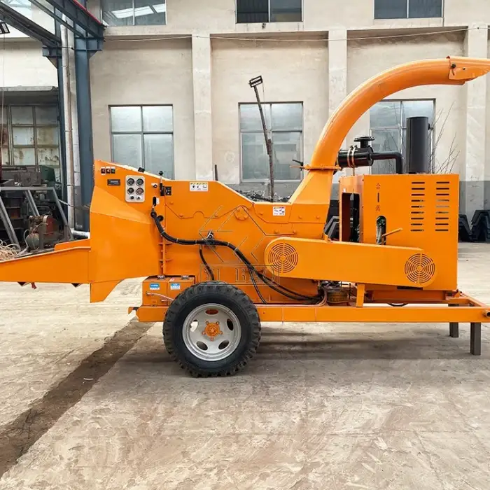 Mobile Wood Branch Crusher Wood Crushing Machinery