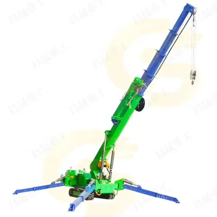 Hydraulic Telescopic Diesel Crawler Spider Crane 360 Degree Rotation