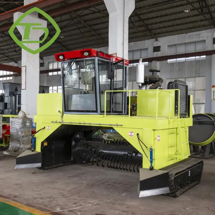 Fermentation of Organic Waste Crawler Walking Turner Manure Compost Turner Machine Equipment