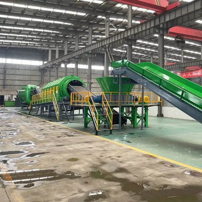 Urban Solid Waste Sorting Line Food Waste Composting Machine Recycle Waste Recycling Equipment