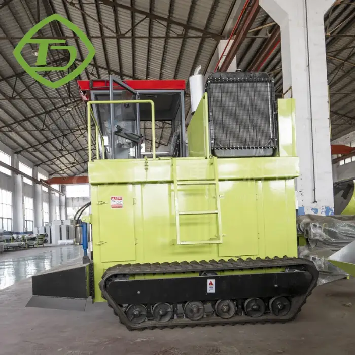 Fermentation of Organic Waste Crawler Walking Turner – Manure Compost Turner Machine