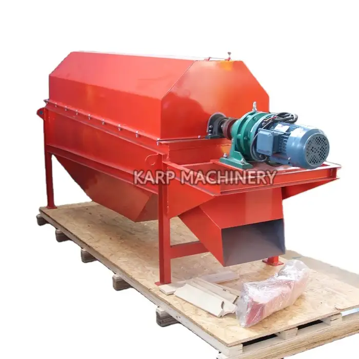 Rotary Drum Sieve Screening Machine Organic Compost Trommel Screen