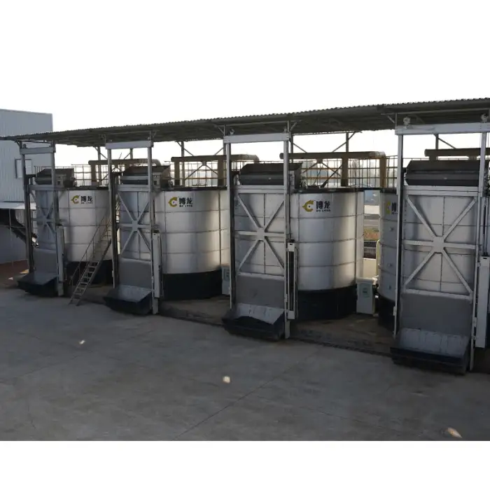 Fully Automatic Organic Waste Composting Machine manure compost fermentation tower