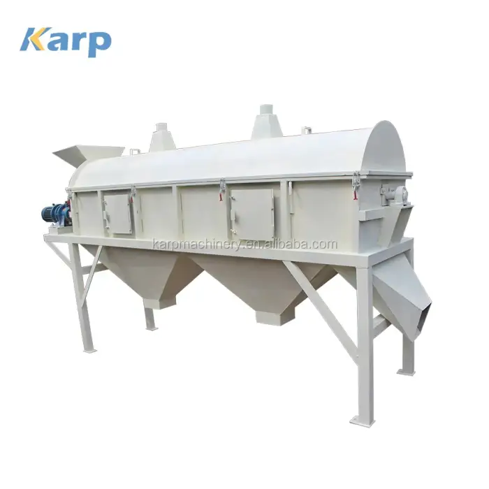 Rotary Drum Sieve Screening Machine Organic Compost Trommel Screen