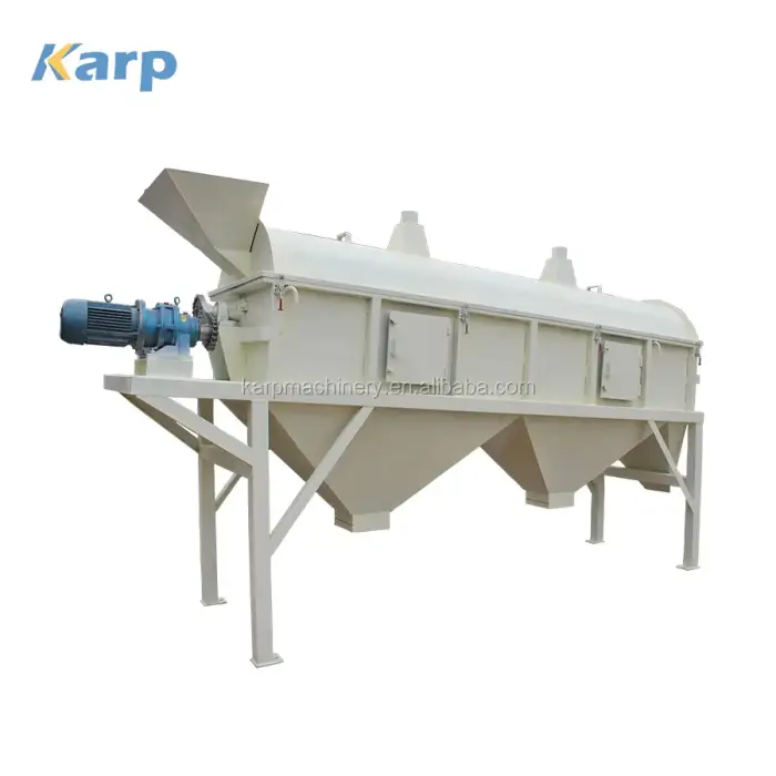 Rotary Drum Sieve Screening Machine Organic Compost Trommel Screen