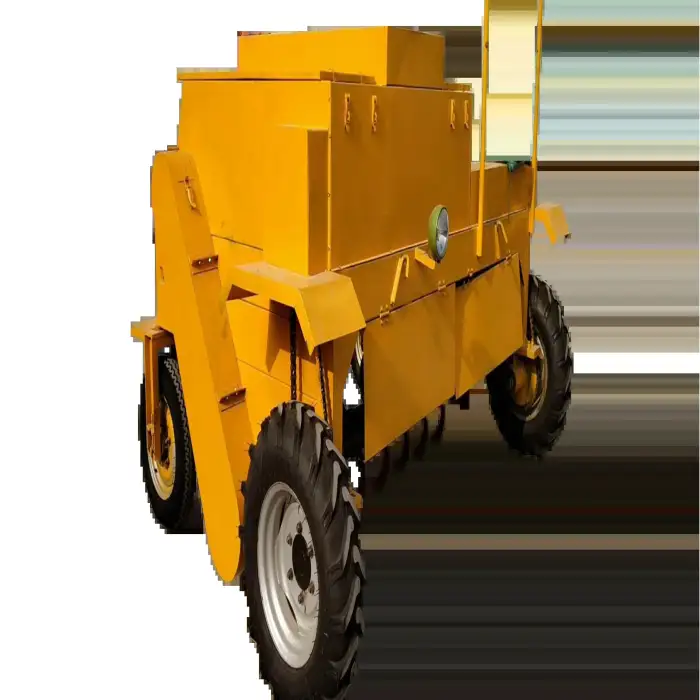 Compost waste Cow Dung  Residue Waste Moving Type Compost Turner