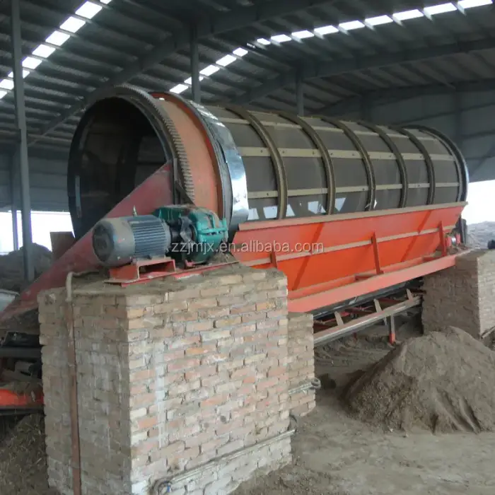 Composting Equipment Rotary Drum waste Trommel Screen For Compost