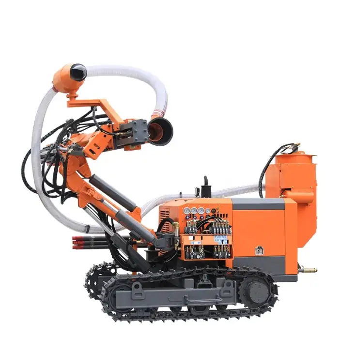 Crawler pneumatic DTH quarry 30m depth mines rock drilling rigs