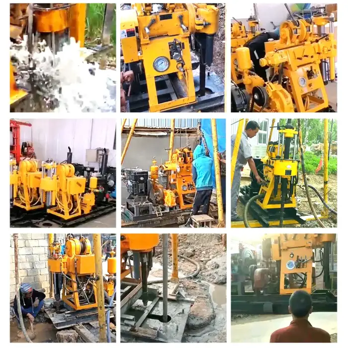 150 Meters Portable Hydraulic Water Well Drilling Rig