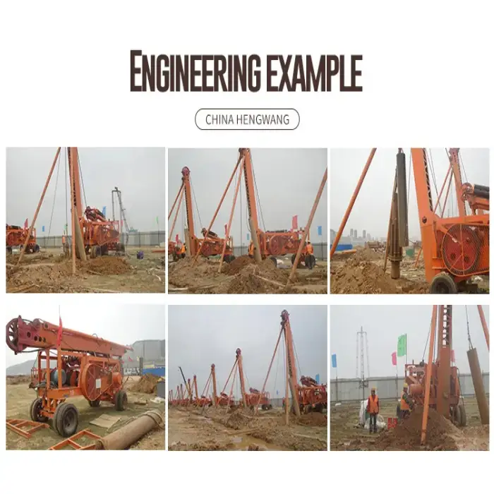 Percussion Water Well Impact Hammer Drill Rig