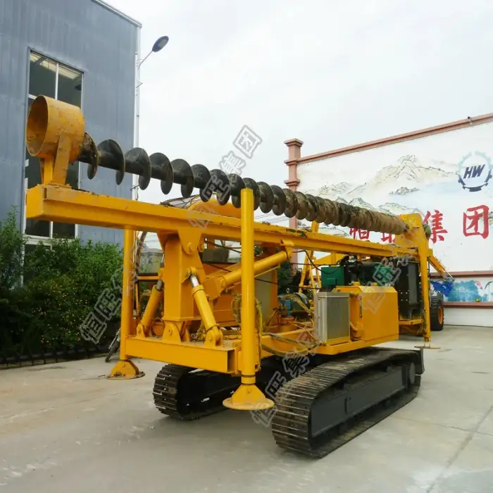 HWD8Y Crawler Mounted Spiral Pile Driver Efficient Soil Formation Solution