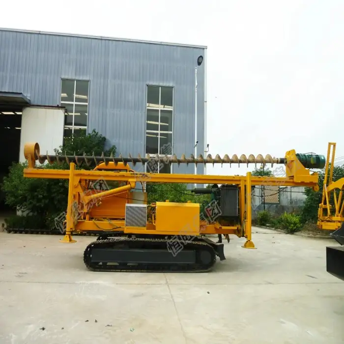 HWD8Y Crawler Mounted Spiral Pile Driver Efficient Soil Formation Solution