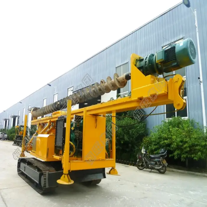 HWD8Y Crawler Mounted Spiral Pile Driver Efficient Soil Formation Solution