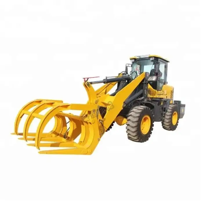 factory wolwa brand wheel sugar cane loader and grapple bucket