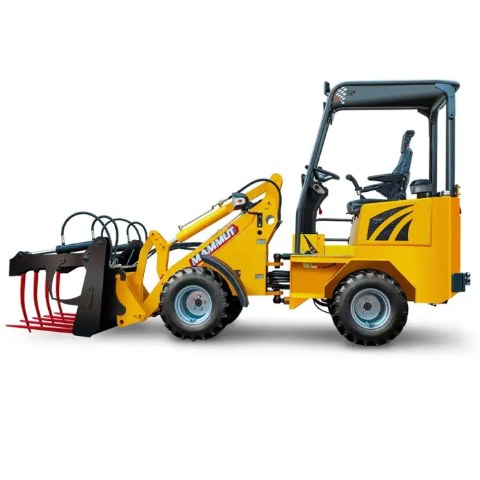 Hydrostatic mini loader WL10 0.8ton small compact loader forestry machinery front wheel loader mini