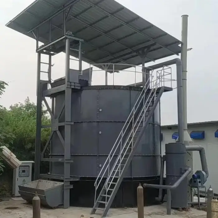 fully automatically food waste composting machine for organic waste treatment