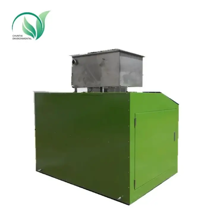 Environmental Protection Equipment Food Garbage Recycling Composting Waste Treatment Machine Engine Stainless Steel