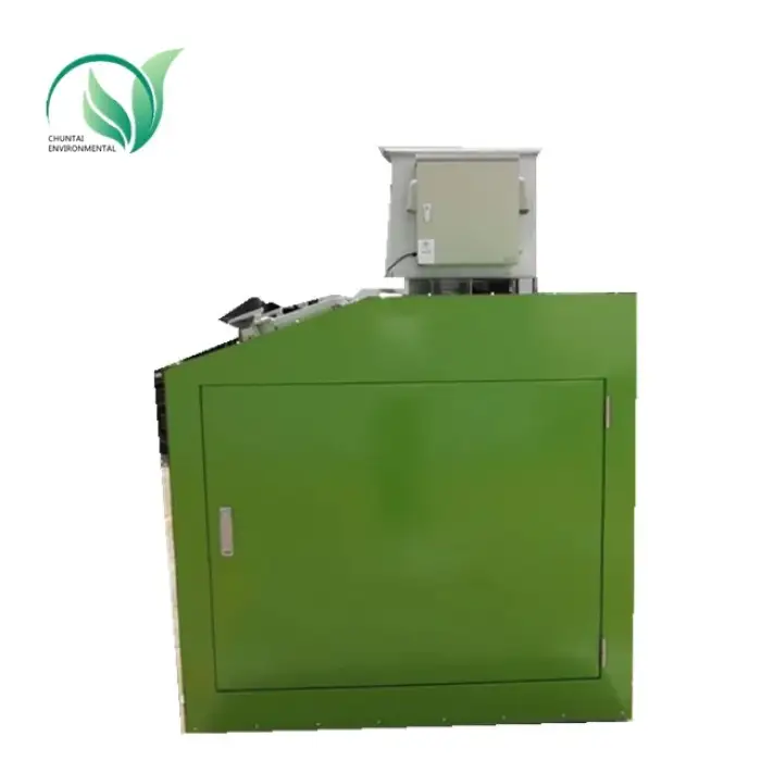 Environmental Protection Equipment Food Garbage Recycling Composting Waste Treatment Machine Engine Stainless Steel