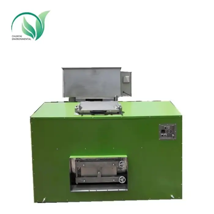 Industrial Environmental Protection Equipment Food Garbage Recycling Composting Waste Treatment Machine Engine Stainless Steel